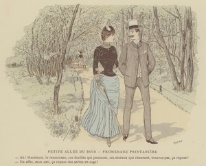 Ilustrace pro Paris Brillant (barevné lito) od Maurice Charles Mathieu Bonvoisin