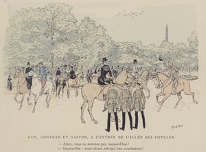 Ilustrace pro Paris Brilliant (barevné lito) od Maurice Charles Mathieu Bonvoisin