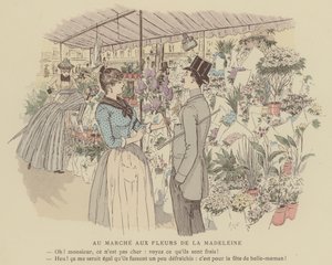 Ilustrace pro Paris Brillant (barevná litografie) od Maurice Charles Mathieu Bonvoisin