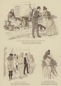 Ilustrace pro Paris Brillant (barevné lito) od Maurice Charles Mathieu Bonvoisin