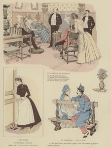 Ilustrace pro Paris Brillant (barevné lito) od Maurice Charles Mathieu Bonvoisin