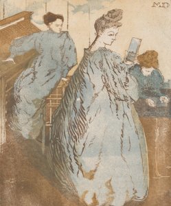 Sazební dílna, ca. 1895.