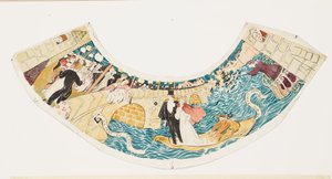 Na North Bridge se konal ples (studie na stínidlo) od Maurice Denis