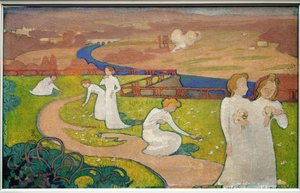Avril (olej na plátně) od Maurice Denis