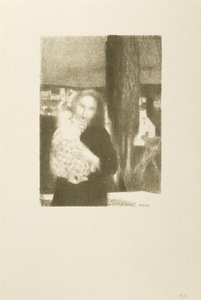 Maternite au cypres (Matka a dítě pod cypřišem) od Maurice Denis