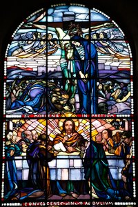Muzeum Maurice Denise, Saint Germain en Laye, Francie, kaple Saint Louis (1919-1930) (vitráže) od Maurice Denis