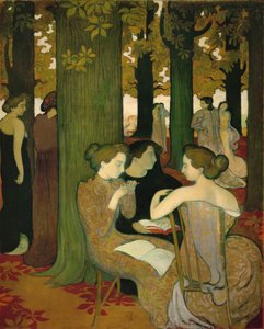 Múzy ... (malba na plátně) od Maurice Denis