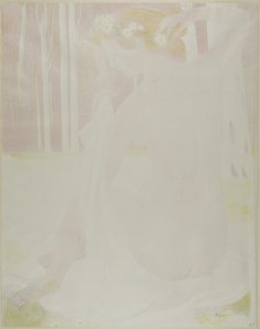 Nymfa korunovaná sedmikráskami od Maurice Denis