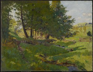 Léto u Beaupré, kolem roku 1900 (olej na plátně) od Maurice Galbraith Cullen