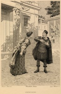 Amfitryon od Moliera od Maurice Leloir