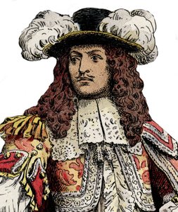 Francouzský král Ludvík XIV. - Chromotypografie v „“Le Roy Soleil““ (Louis XIV) Gustave Toutwelve, ilustrace Maurice Leloir (1853-1940) od Maurice Leloir