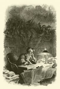 Ilustrace pro Tři mušketýry (rytina) od Maurice Leloir
