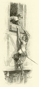 Ilustrace pro Tři mušketýry (rytina) od Maurice Leloir