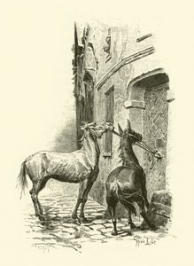 Ilustrace pro Tři mušketýři (rytina) od Maurice Leloir