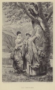 Třešeň (hlubotisk) od Maurice Leloir