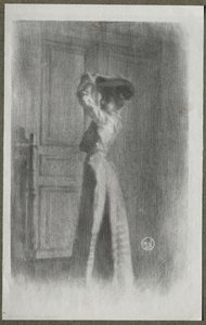 Módní žena, c. 1900.