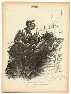 La Baionnette, satira B  W od Maurice Neumont