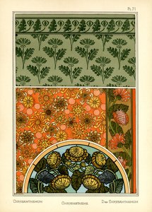Chryzantéma (barva litho) od Maurice Pillard Verneuil