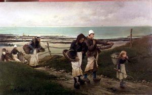 Bretonská scéna od Maurice Poirson