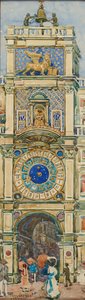 Uhrturm, Markusplatz, Venedig od Maurice Prendergast