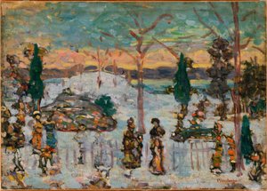 Sníh v dubnu od Maurice Prendergast