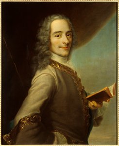 Portrét Francois Marie Arouet dit Voltaire od Maurice Quentin de La Tour