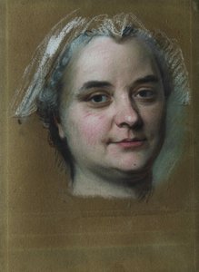 Portrét Madame Pèlerin. od Maurice Quentin de La Tour