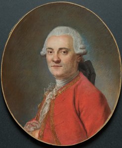 Portrét muže. od Maurice Quentin de La Tour
