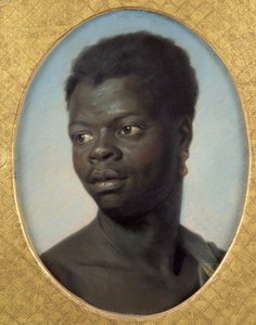 Portrét mladého černocha, cca 1751 (pastel na papíře)