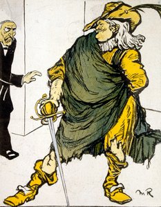 Karikatura v Talíři másla od Maurice Radiguet