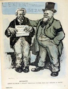 Karikatura v Talíři másla od Maurice Radiguet