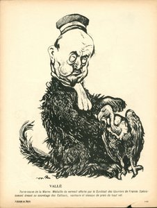 Máslový talíř, číslo 191, satirické barvy od Maurice Radiguet