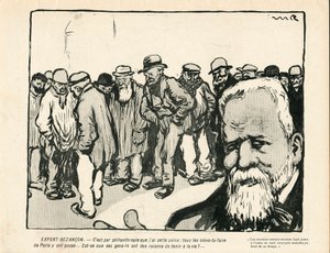 Máslový talíř, číslo 210, satirické barvy od Maurice Radiguet