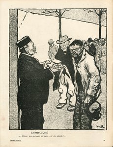 Máslový talíř, číslo 210, satirické barvy od Maurice Radiguet
