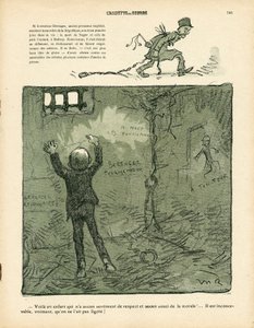 Máslový talíř, číslo 411, satirické barvy od Maurice Radiguet