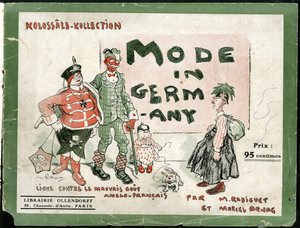 v režimu v Německu, ca. 1915 - Válka 14 -18, Německo Prusko, Móda, Ošklivost od Maurice Radiguet