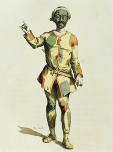 Harlekýn v roce 1570, Maurice Sand (1823-1889) od Maurice Sand
