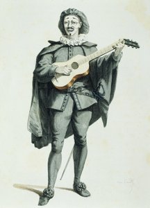 Scaramouche, Maurice Sand (1823-1889) od Maurice Sand