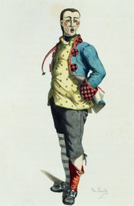 Stenterello v roce 1858, Maurice Sand (1823-1889) od Maurice Sand