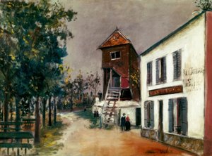 Mlýn v Sannois od Maurice Utrillo