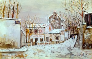 Montmartre, Rue Saint-Vincent von Maurice Utrillo