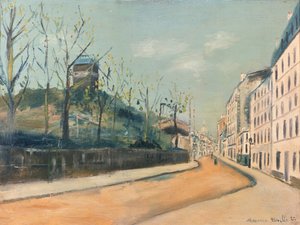 Rue Lepic, Montmartre, s Moulin de la Galette a Sacre Coeur