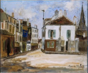 předměstská ulice od Maurice Utrillo