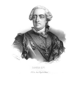 Louis XV, král Francie, c 1820s.