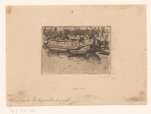 Loď v Bickersgracht, Amsterdam
