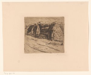 Domy podél silnice
