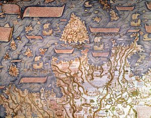 Pohled na souostroví Borneo 1459 Marciana Library, Benátky od Mauro Fra