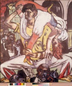 Apachentanz od Max Beckmann