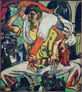 Apachentanz od Max Beckmann