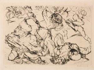 Útok od Max Beckmann